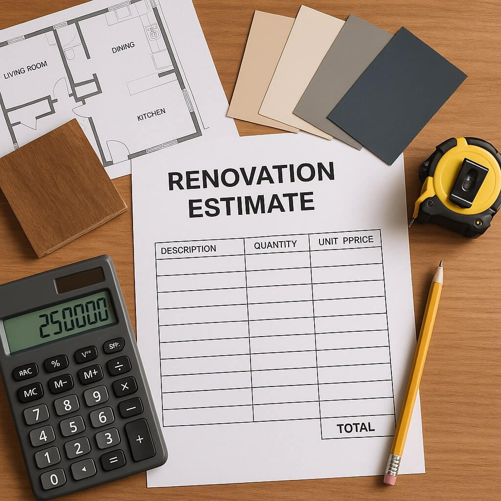 7 Essential Elements of Home Renovation Estimate Samples